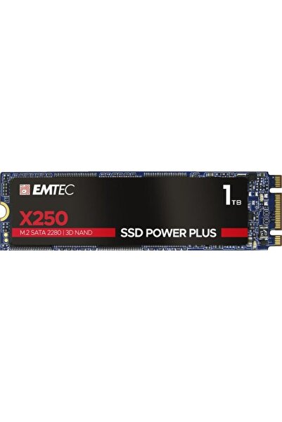 Emtec Internal SSD X250 1TB M.2 SATA III 3D NAND 520MB/sec ECSSD1TX250
