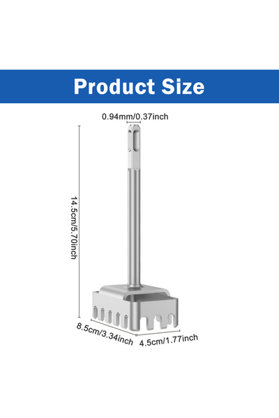 Choice أداة فتح ثقوب مربعة الشكل، قطعة واحدة، مقاس 14.5 × 8.5 × 4.5 سم، متواف...