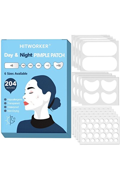 Choice 204pcs 204 pcs water-based gel acne patch, covering acne and spot patc...