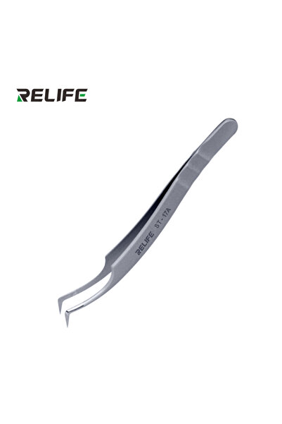 Choice ملقط ST-17A RELIFE ذو أطراف منحنية دقيقة لإصلاح لوحات الهواتف المحمولة...