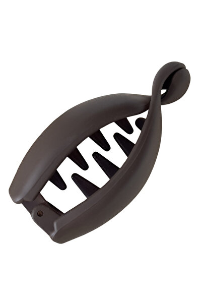 Choice1 Matte Dark Coffee Vertical Hair Clip,Low Hair Volume Anti-slip Temper...
