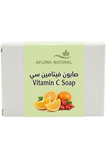 AFLORA صابون فيتامين سي، قالب تنظيف البشرة بالأعشاب، مفتح ومنعش، لبشرة مشرقة ...