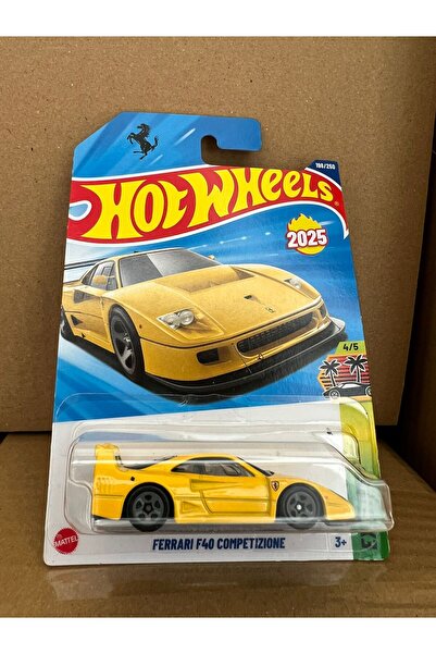 HOT WHEELS Ferrari F40 Competizione Uzun Kart Yurt Dışı Model - Sarı - JFN44 ...