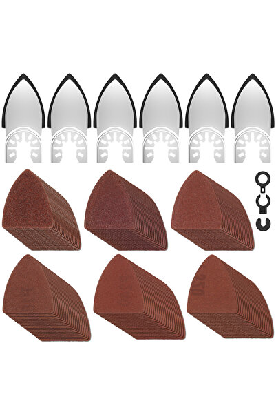 Choice 126Pcs 3 Spacer 129Pcs New Oscillating Tool Multipurpose Sanding Pads ...