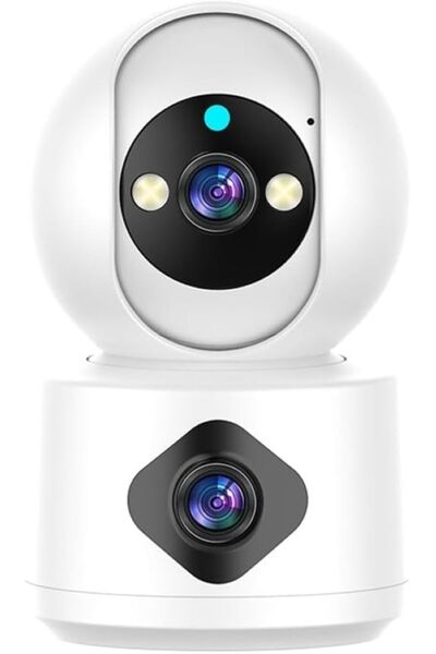 Sübor Κάμερα παρακολούθησης WiFi με διπλό φακό, 2K HD, έγχρωμη νυχτερινή όρασ...