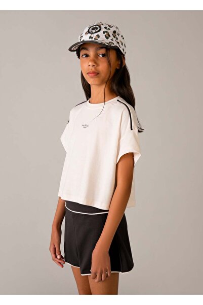 MAYORAL Girl's Shorts Set Cream