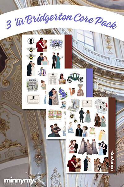 Minnymy Bridgerton Collection Sticker, Victorian, Pinterest, Çıkartma, Ajanda...