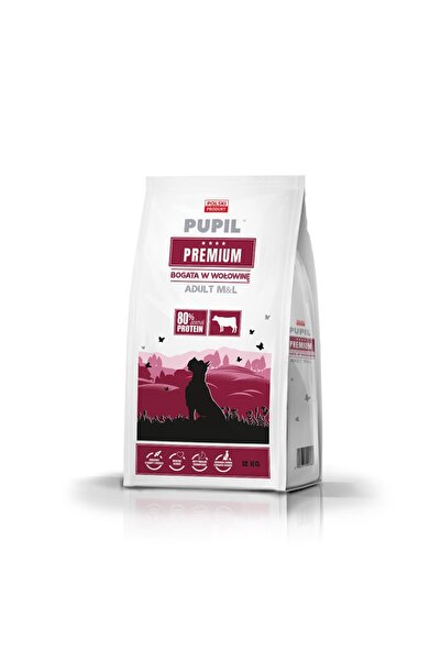 Pupil PREMIUM M&L bogat în carne de vită 12kg