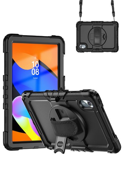 TEKNETSTORE Lenovo Tab M11 / K11 11 Inç Tablet Uyumlu Kılıf Askılı Standlı De...