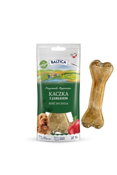 Baltica DELICIAȚII REGIONALE Os de rață cu măr pentru mestecat 1 buc.