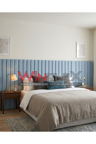 WİNFLEX 12 ADET DEKORATİF AKUSTİK KUMAŞ KAPLI PANEL-10x100CM