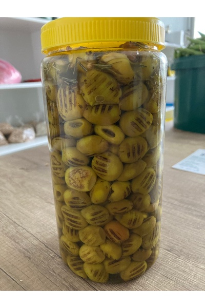 ALTIN GIDA 45 1 KG Gurme Izgara Yeşil Zeytin – Doğal Baharatlı