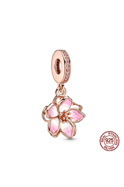 Choice23 BMT862 Charms 925 Silver Roses & Lucky Four-Leaf Clover Charms Beads...