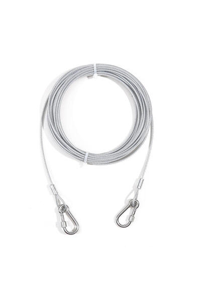 Choice 3 meters Dog Strap Yard Walking Insurance Lightweight Wire Rope Dog Wi...