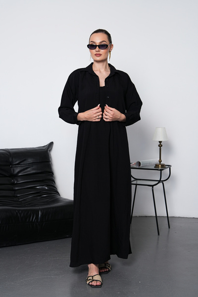 NAVY Shirt Dress Double Set