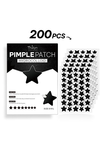 Choice 15g 200pcs Black Star Acne Concealer Patch | Portable, Tea Tree & Witc...