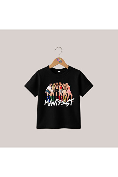 Manifest Grubu Baskılı Kız Çocuk Tişörtü