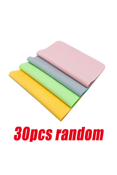 Choice1 random 30pcs 5/15/30Pieces of High-quality Microfiber Glasses Cleanin...