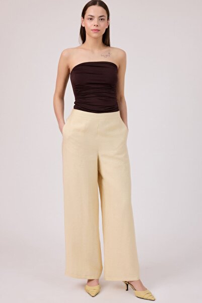 Rain and River Wide-Leg Tencel Pants