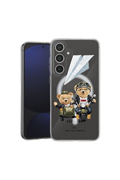 bestcase Husă pentru Samsung Galaxy A36 cu design Teddy On The Road, TPU anti...