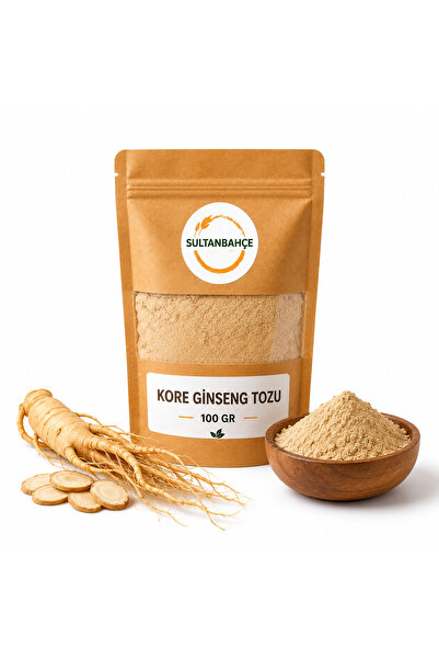 sultanbahçe Kore Ginseng Kökü Tozu | Katkısız & Doğal – 100 g