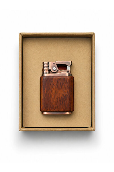 Tisaati Şık ve Dayanıklı Tasarım Ahşap Görünümlü Premium Lüks Model Retro Ben...