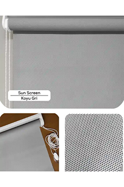 YS PERDE TASARIM SunScreen Modern Lüks (UV) Stor Perde, Alüminyum Kasalı Yüks...