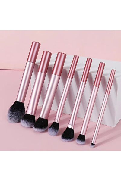 Choice3 7pcs-pink 7/8pcs Makeup Brush Kit Soft Synthetic Hair Make Up Brushes...