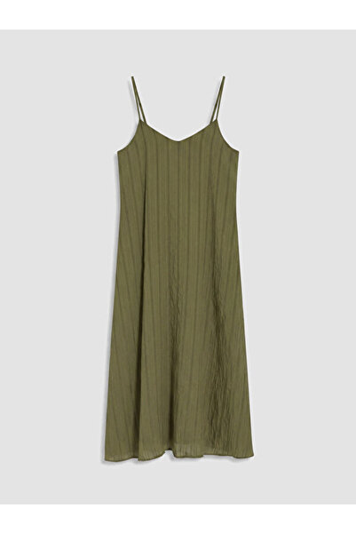 LC Waikiki Striped dress with rope straps