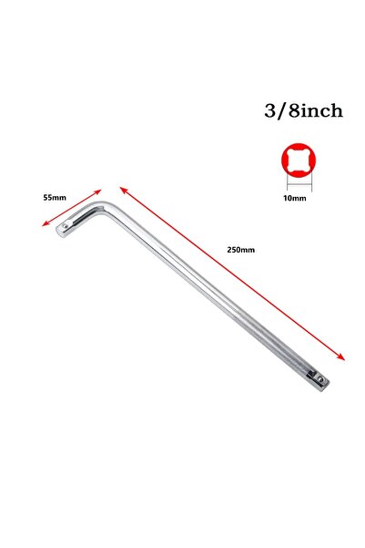 choice2 3-8 Socktet Wrench L Type Bent Bar Oxidation Prevention 1/2\" 1/4\" 3...