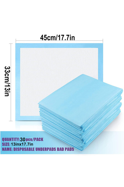 Choice 30-piece high-quality super absorbent disposable urine pads, suitable ...