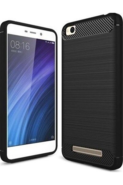 OEM Θήκη Σιλικόνης Carbon TPU Fiber Brushed Xiaomi Redmi 4A Μαύρο