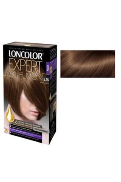 Loncolor Vopsea de Par Permanenta Fara Amoniac Expert Oil Fusion, nuanta 5.35...