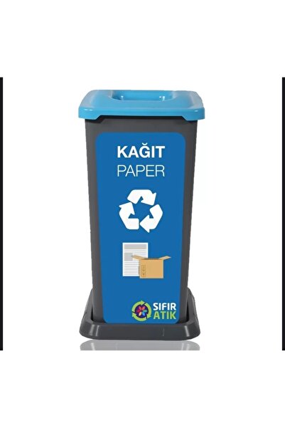 Hey ÇeLik Hey Plas 70 Litrelik Sıfır Atık Kutusu Kağıt Atık Kumbarası