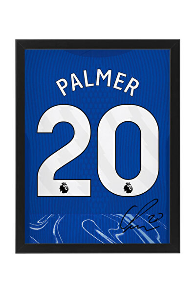 Boomah Accessories Cole Palmer Chelsea Shirt Autographed Framed Poster 30x40c...