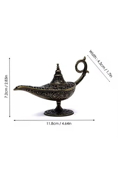 Choice 1PC (BBQ4)Antique Style Lamp Metal Incense Burner Scented Unscented Ca...