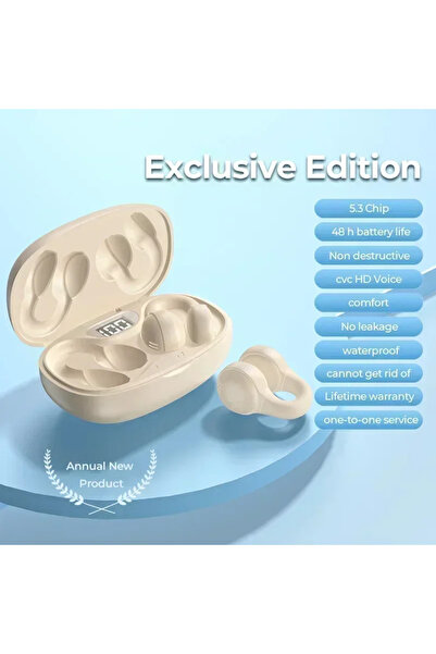 Choice khaki NEW X58 Wireless Earphone Noise Reduction Bluetooth LDE Power Di...