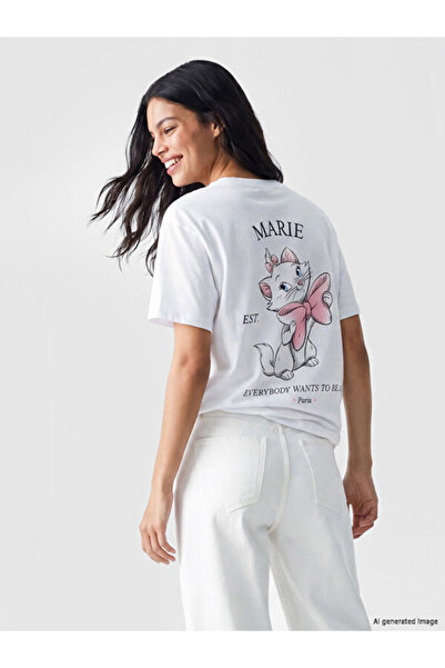 LC Waikiki Tricou cu imprimeu Marie Roba Yaka Zero Sparkly Choices de la Shin...