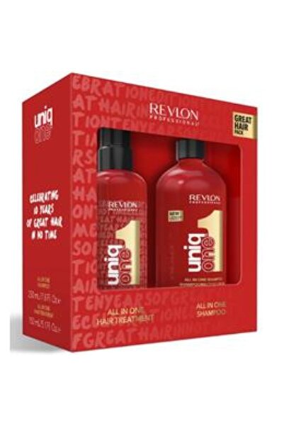 REVLON PROFESSIONAL Πακέτο για τα Μαλλιά: Θεραπεία και Σαμπουάν - Uniq One Gr...