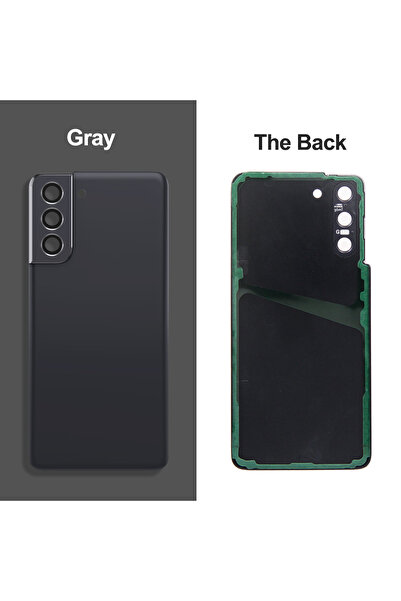 Choice Black For S21 5G SM-G991B G991B/DS G991U Back Cover Battery Case Rear ...