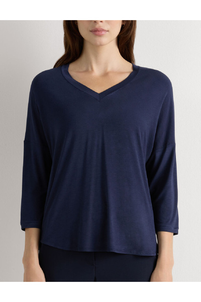 Evendi Blouse, Navy blue