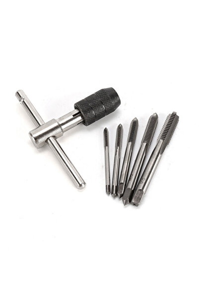 Choice Tap wrench set 6pcs Metric Set Of Taps Drill Bits T-type Wrench, M3-M8...