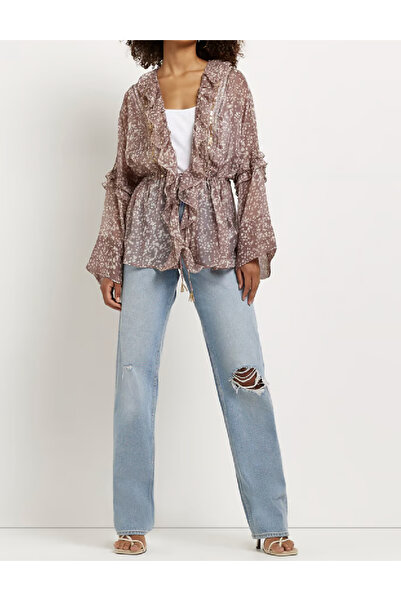 Evendi Blouse, Dark powder pink