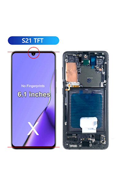 Choice4 شاشة AMOLED جديدة بإطار أسود من نوع TFT لهاتف S21 5G، شاشة LCD تعمل ب...