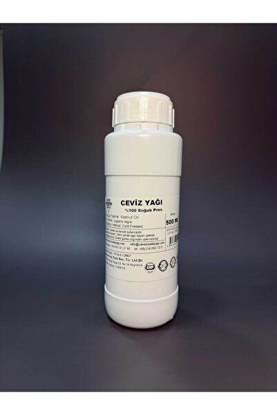 CANSIZZADE BİTKİSEL YAĞLAR Cansızzade Ceviz Yağı 500 ml | %100 Saf ve Doğal |...