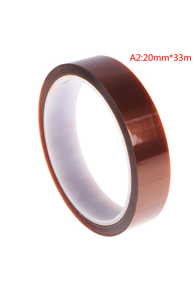 Choice4 شريط كابتون بوليميد عازل للحرارة A220mmx33m 11-44mm، شريط لاصق مقاوم ...