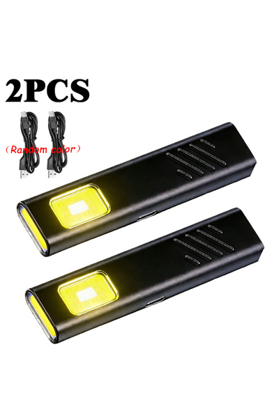 Choice XIWANGFIRE EDC Flashlight C 2PC LED COB Flashlight Type C Rechargeable...