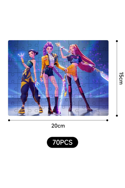 Choice4 هاسبرو 70 قطعة، 70/300 قطعة، لعبة ألغاز خشبية رائعة بتصميم سايبربانك ...