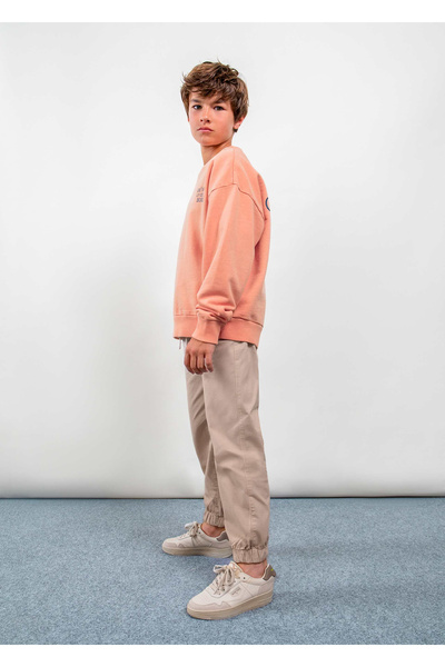 The Boston Kids Boy's Gabardine Trousers Beige 6574
