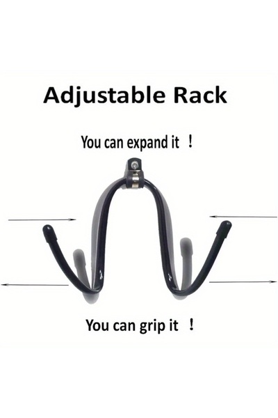Choice black 1pc Adjustable Cowboy Hat Rack Hat Holder Hat Organizer Hat Wall...